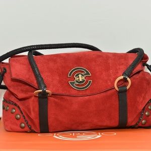 Giorgio G Red Suede Purse